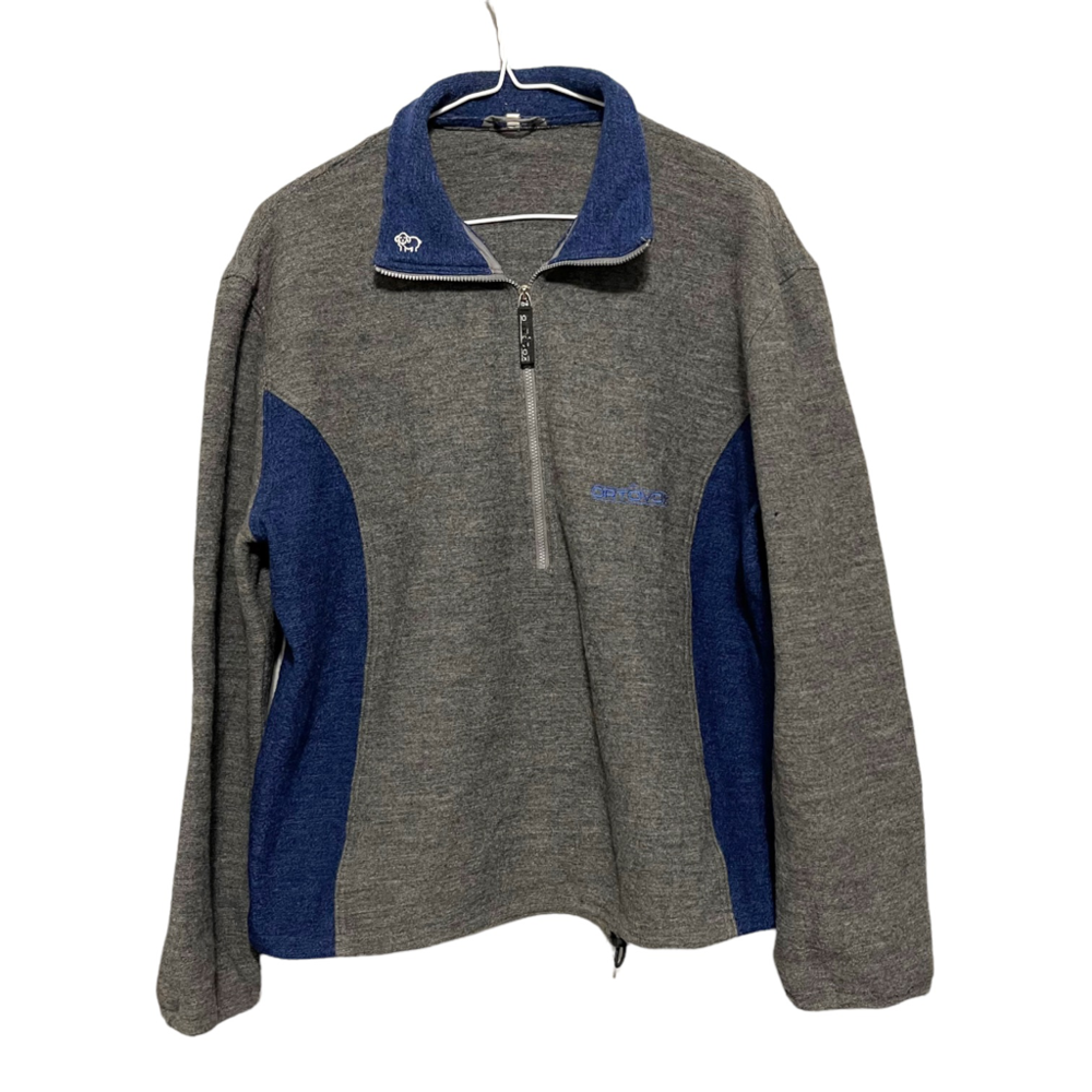 Ortovox Mens Popover 1/4” Zip Popover Wool Casual Outdoor Sweater Size Large